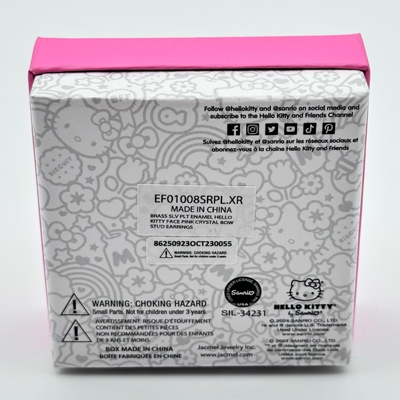 Sanrio Hello Kitty Women’s Stud Earrings - Picture 5 of 9